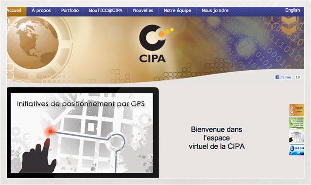 Image du site web de la CIPA